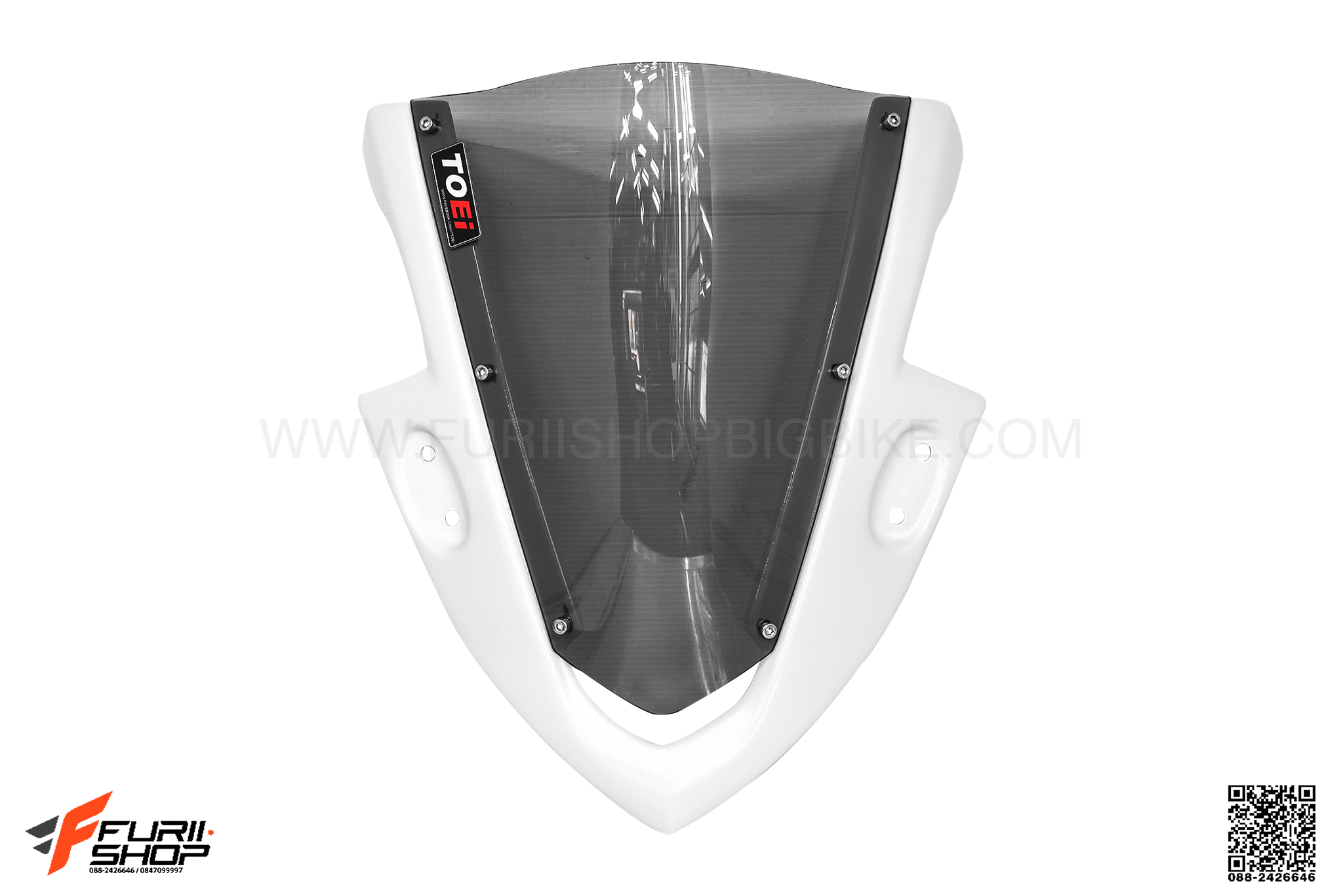 ชิวหน้า TOEI สีขาว FOR HONDA CBR650F