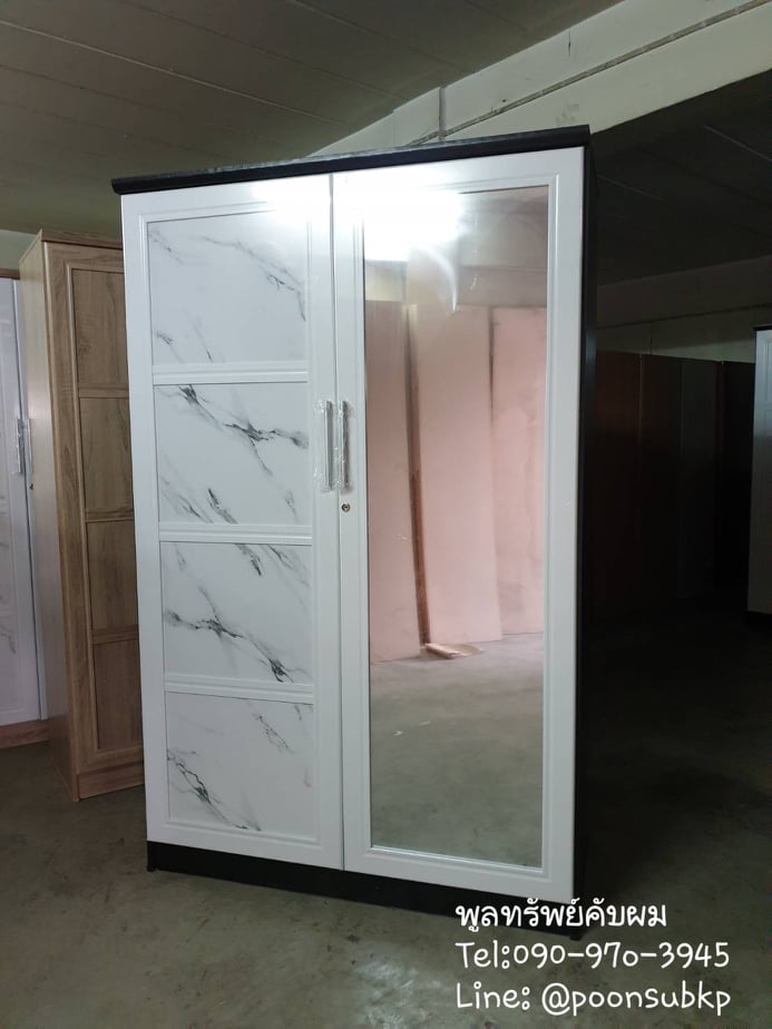 ตู้เสื้อผ้าขนาด4ฟุต รุ่นท็อป