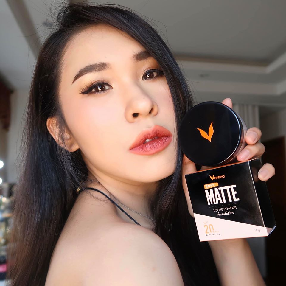 แป้งฝุ่น Verena Envy Matte Loose Powder Foundation UV Protection SPF20 PA+++