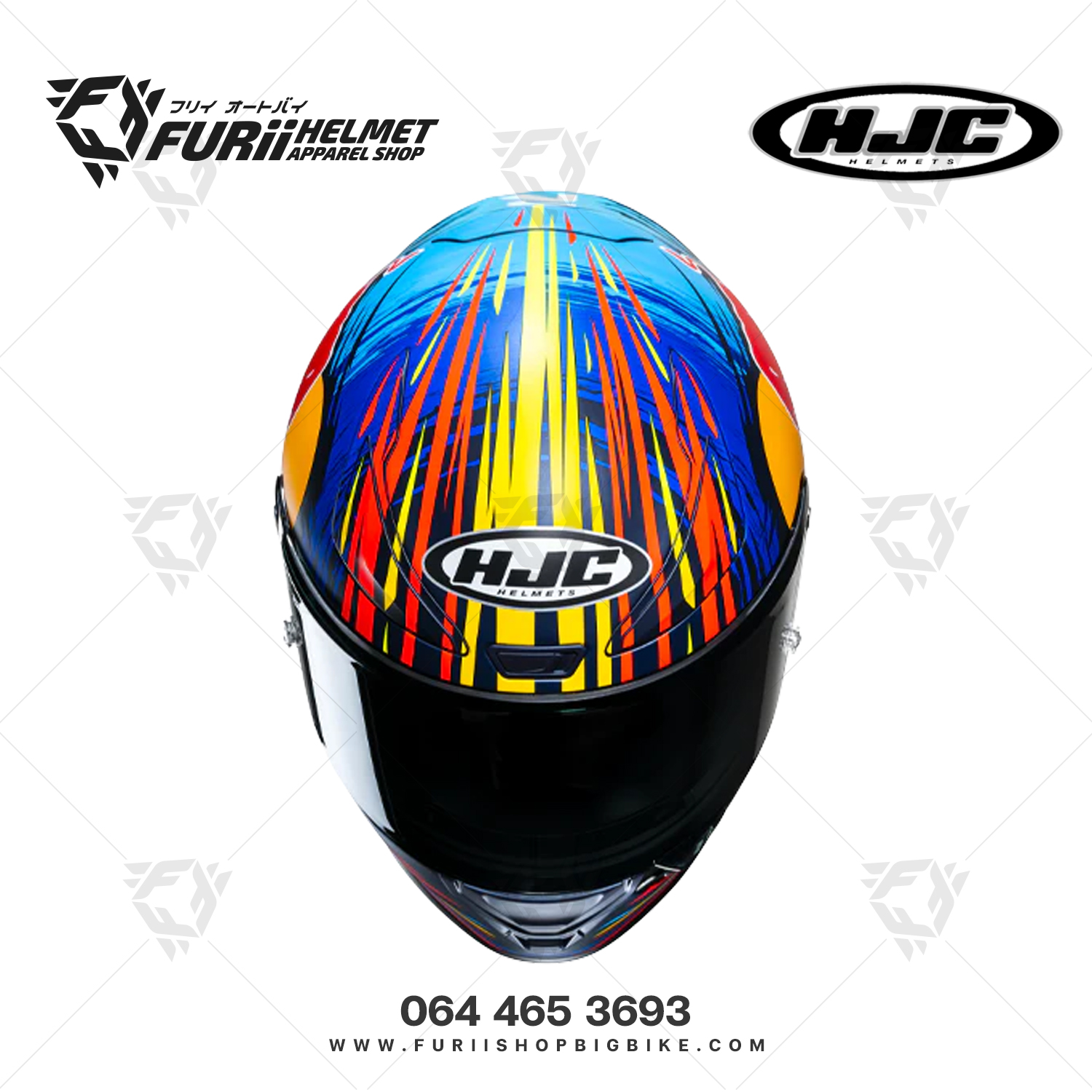 หมวกกันน็อคเต็มใบ HJC RPHA 1 RED BULL JEREZ GP