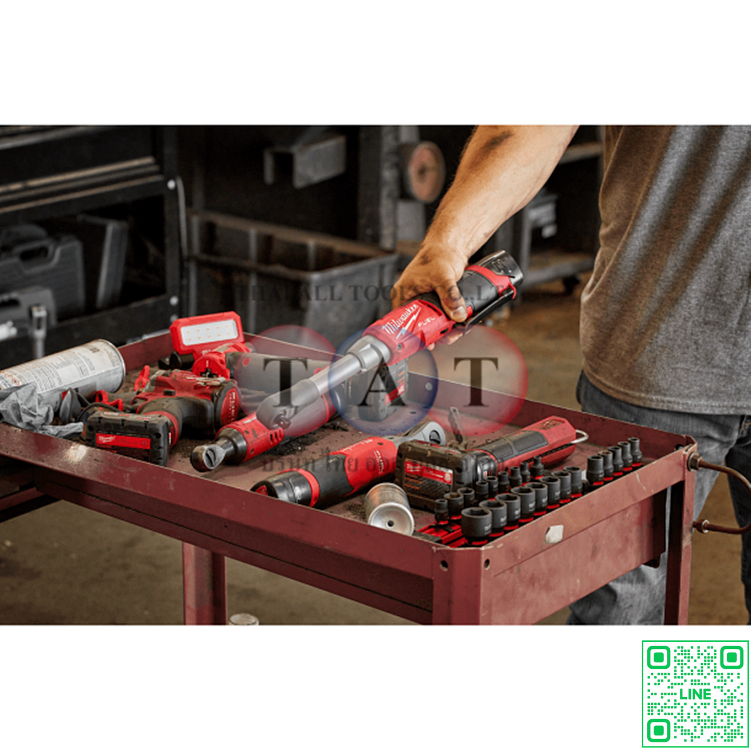 Milwaukee M12 FUEL Extended Reach High Speed Ratchet FHIR14LR-0 | ประแจบล็อกด้ามฟรีไร้สาย คอยาว เร็ว แรง