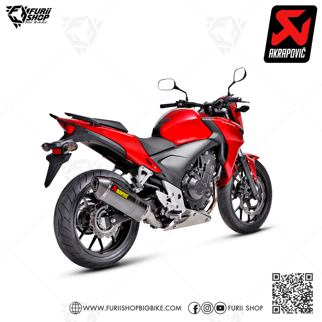 ท่อแต่ง Akrapovic Slip on Carbon : for Honda CBR 500 X,F,R 2016-2018 All New !!
