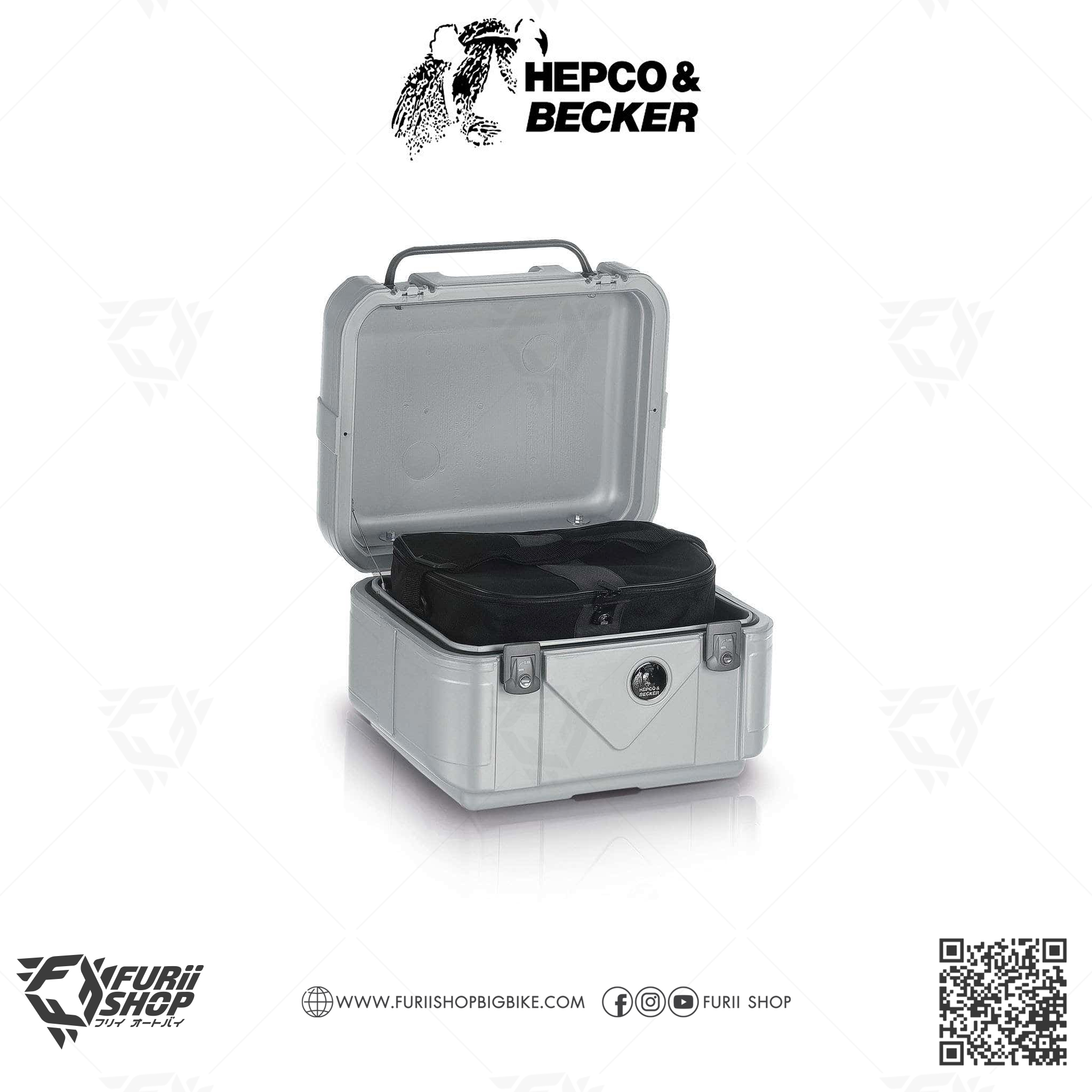 กระเป๋าด้านใน HEPCO & BECKER : Gobi Inner Bag For Gobi TC Black