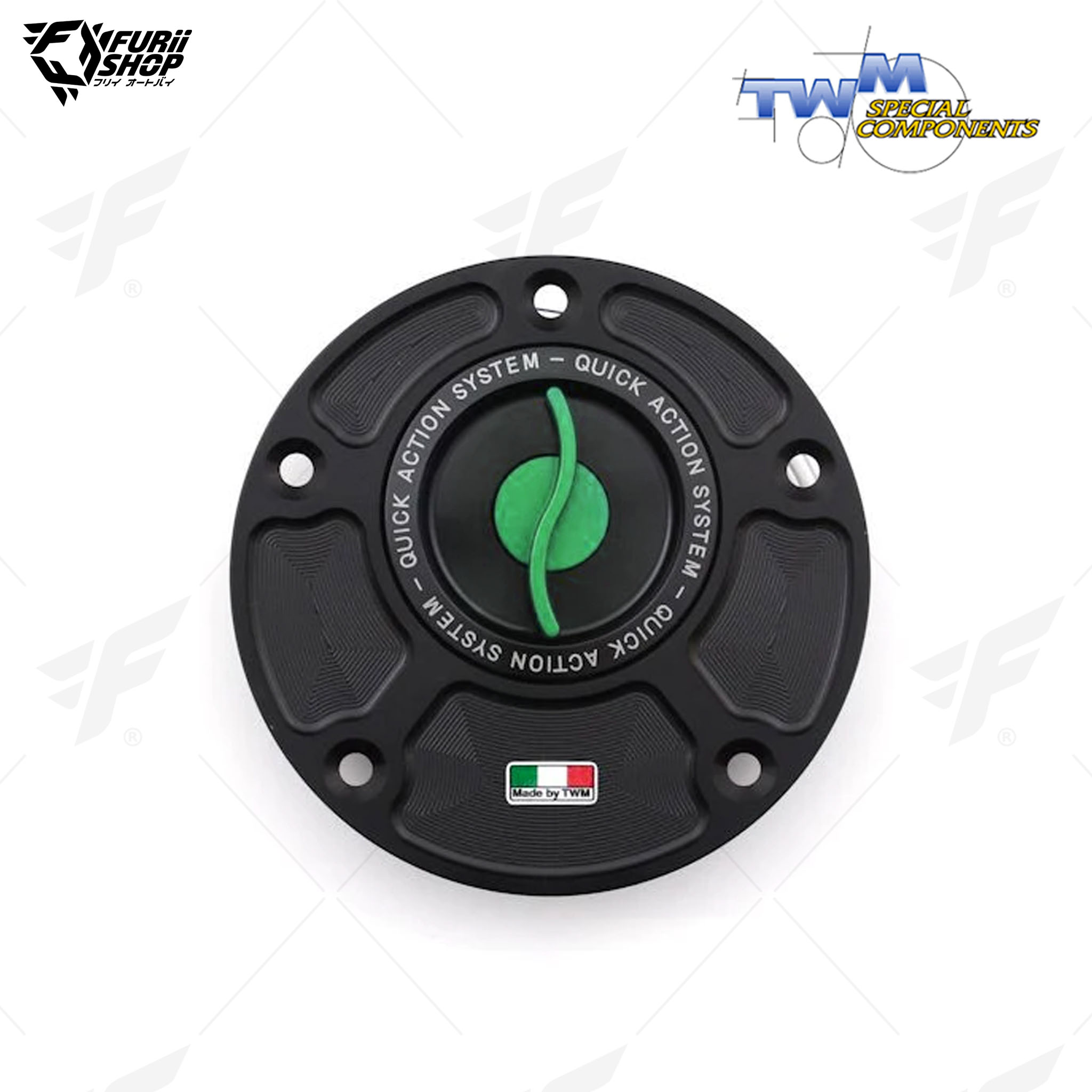 ฝาถังน้ำมัน Aluminium Fuel Cap TWM TYPR.01 : for Yamaha YZF-R3 15-21/YZF-R6 99-21/FZ 6/Fazer 04-16/FZR-750 06-16/YZF-R1 98-21/FZ 1/FZ 8/Fazer