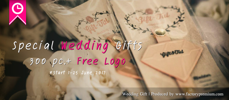ตอนรับเทศกาล Wedding Fair 2017 ส่วนลด ของชำร่วยเพียบ!