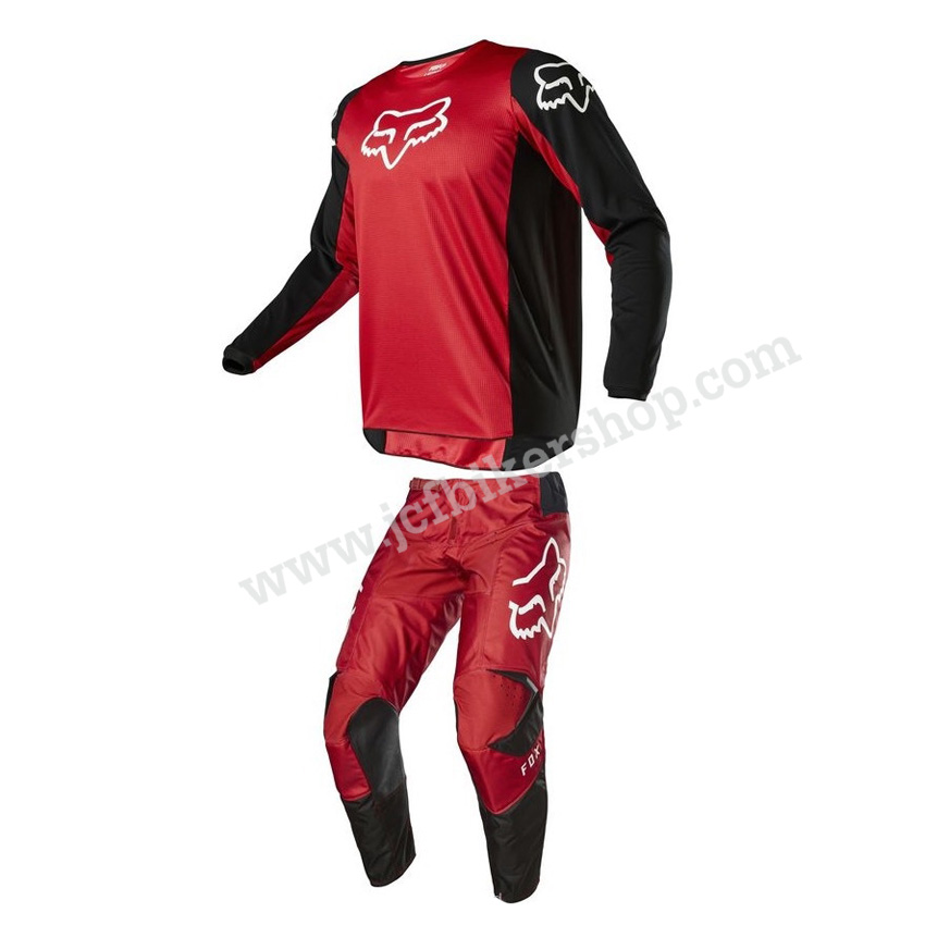 ชุดวิบาก ชุดขี่มอเตอร์ไซค์วิบาก ชุดวิบาก Motocross 180 รุ่น Jersey Prix flame red แห้งไว