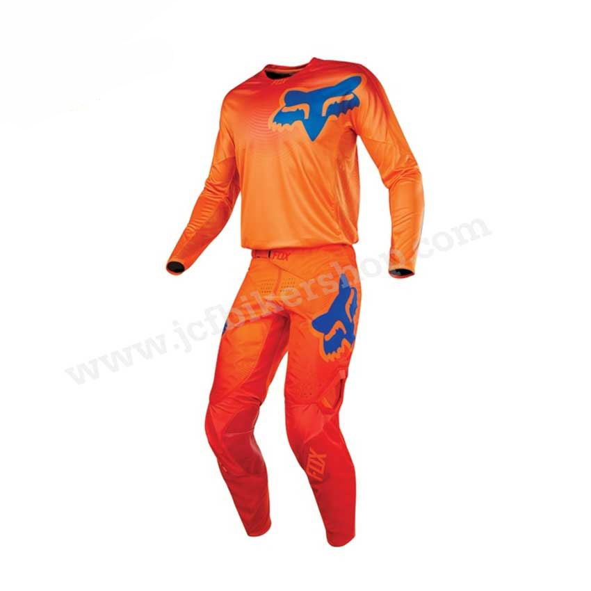 ชุดวิบาก ชุดขี่มอเตอร์ไซค์วิบาก Motocross-180 ส้ม-แดง
