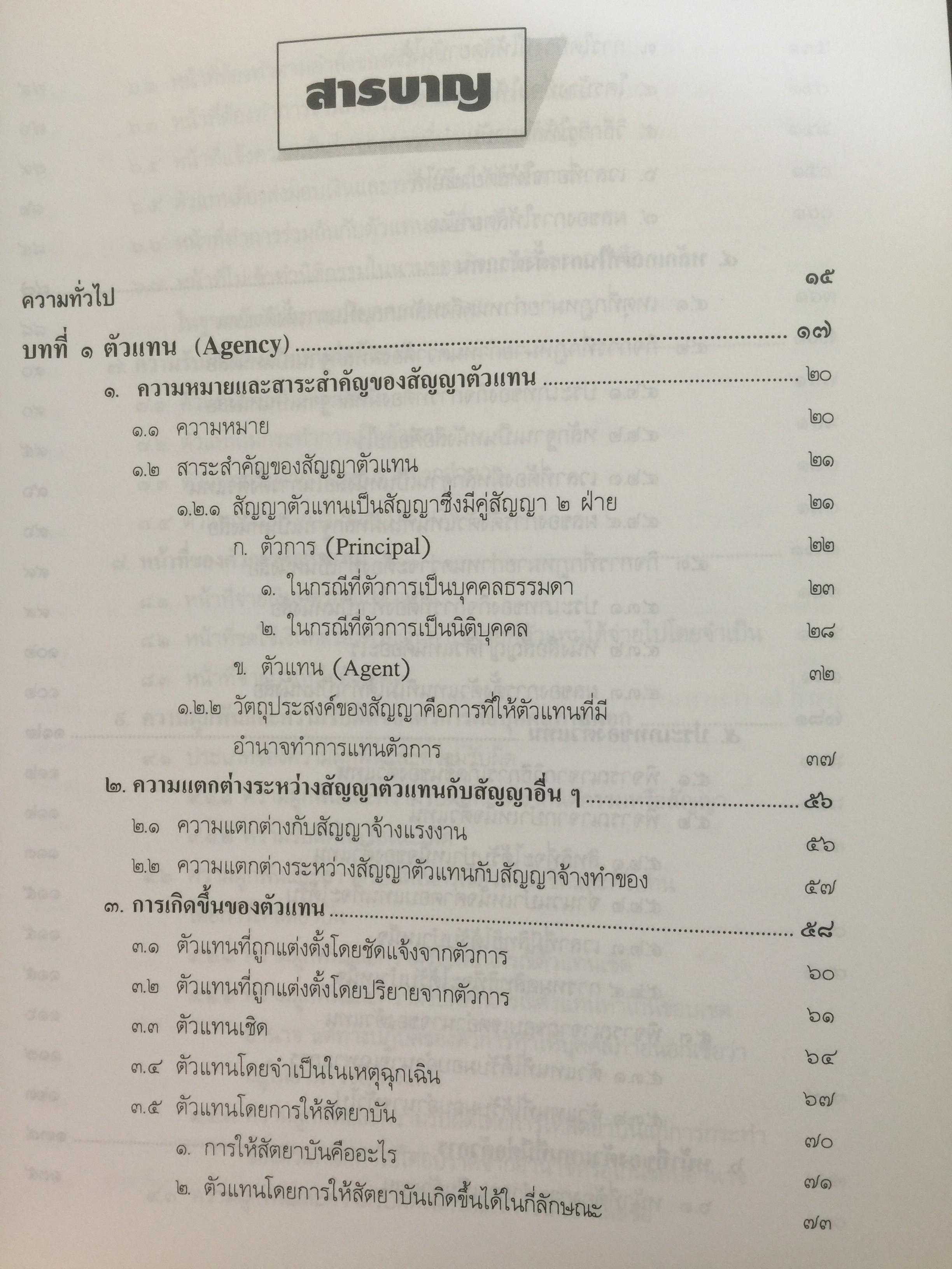 ตัวแทน นายหน้า. (AGENCY- BROKERAGE). ผู้เขียน ศาสตราจารย์ ดร.ไผทชิต เอกจริยกร คณะนิติศาสตร์ มหาวิทยาลัยธรรมศาสตร์ 3 กก.