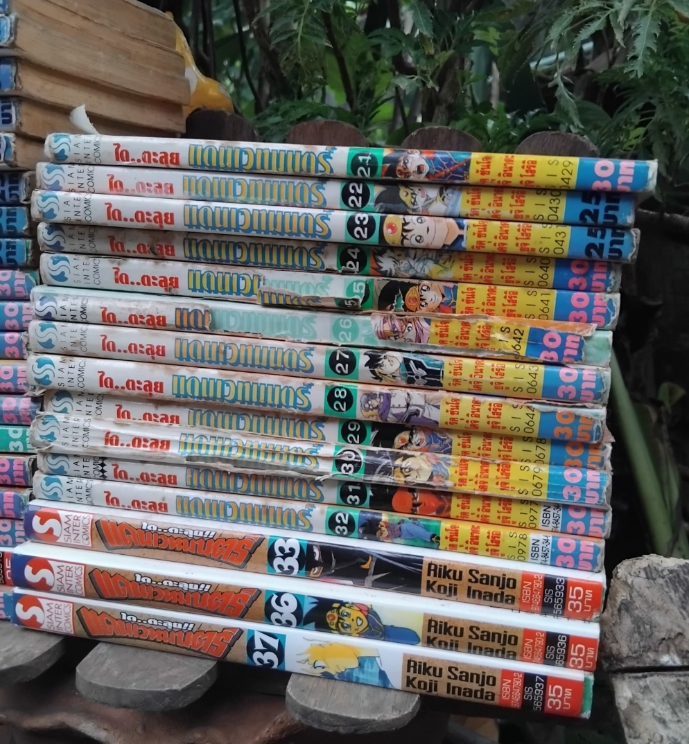 ได ตะลุยแดนเวทย์มนต์ เล่ม 1-37 จบ ขาด34-35 สะสมทุกเล่ม ไม่ปั๊ม ไม่แม็กซ์ มีตำหนิ