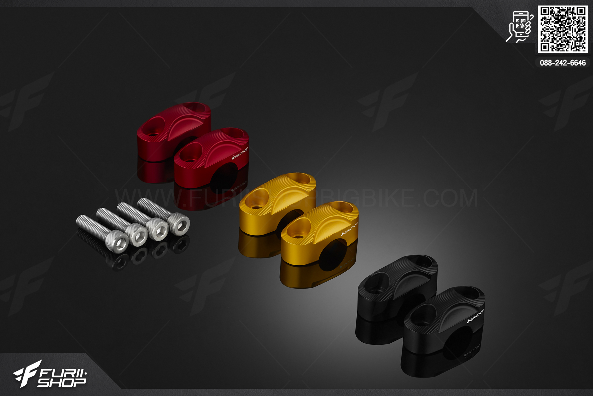 ตุ๊กตาแฮนด์ผอม เส้นผ่านศูนย์กลาง 22.2 mm Bikers ฮอนด้า Honda MSX125 SF