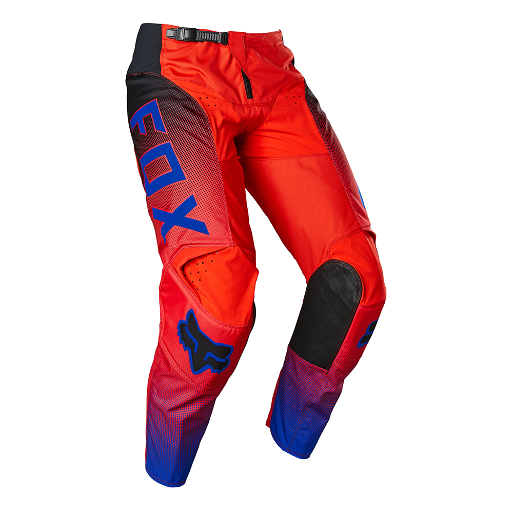 กางเกงขับรถวิบาก กางเกงจักรยานยนต์วิบาก กางเกงวิบาก Motocross สีแดงน้ำเงิน