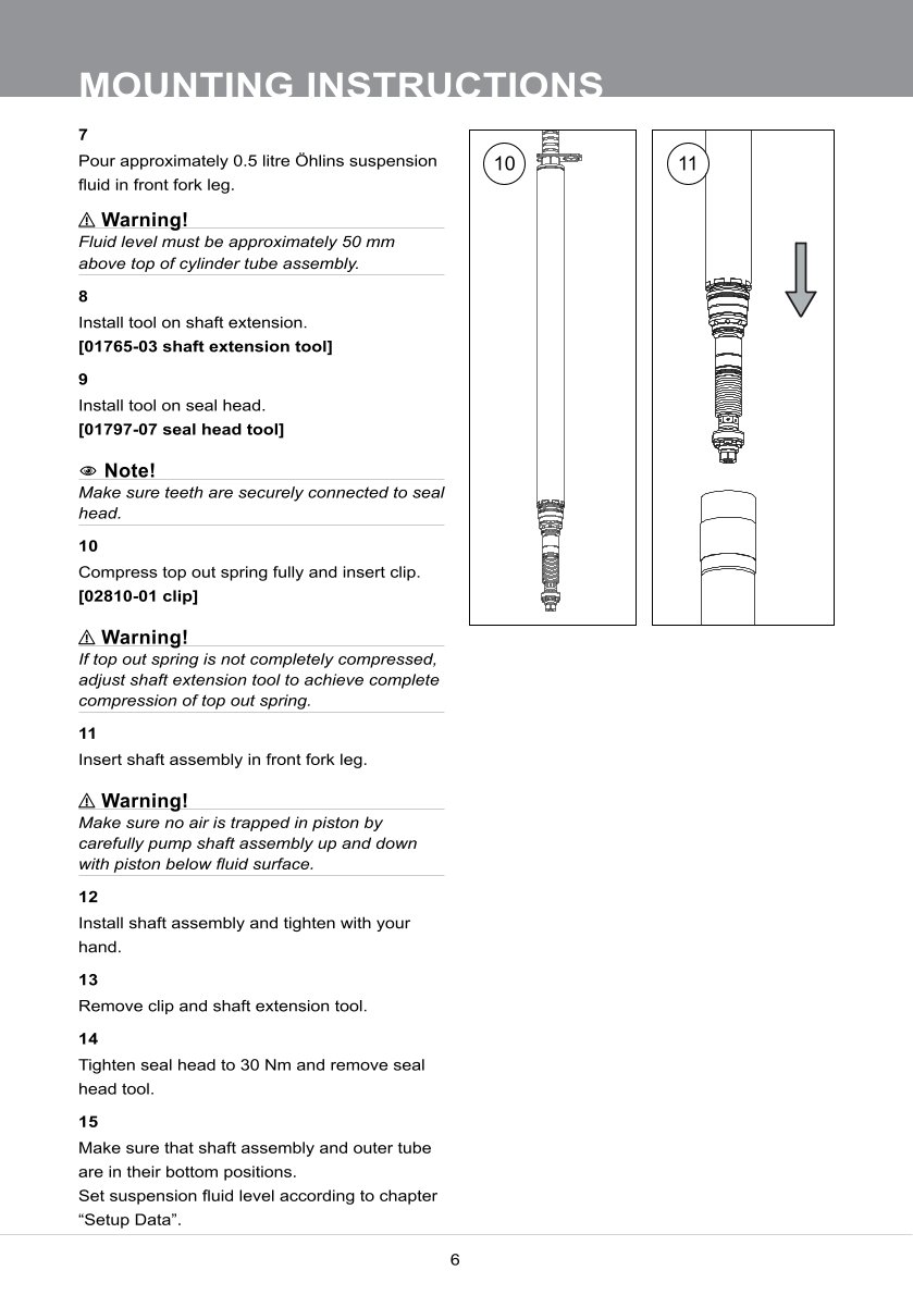 สปริงโช้คหน้า Ohlins FKR104 For BMW S1000RR HP4 2013-2014