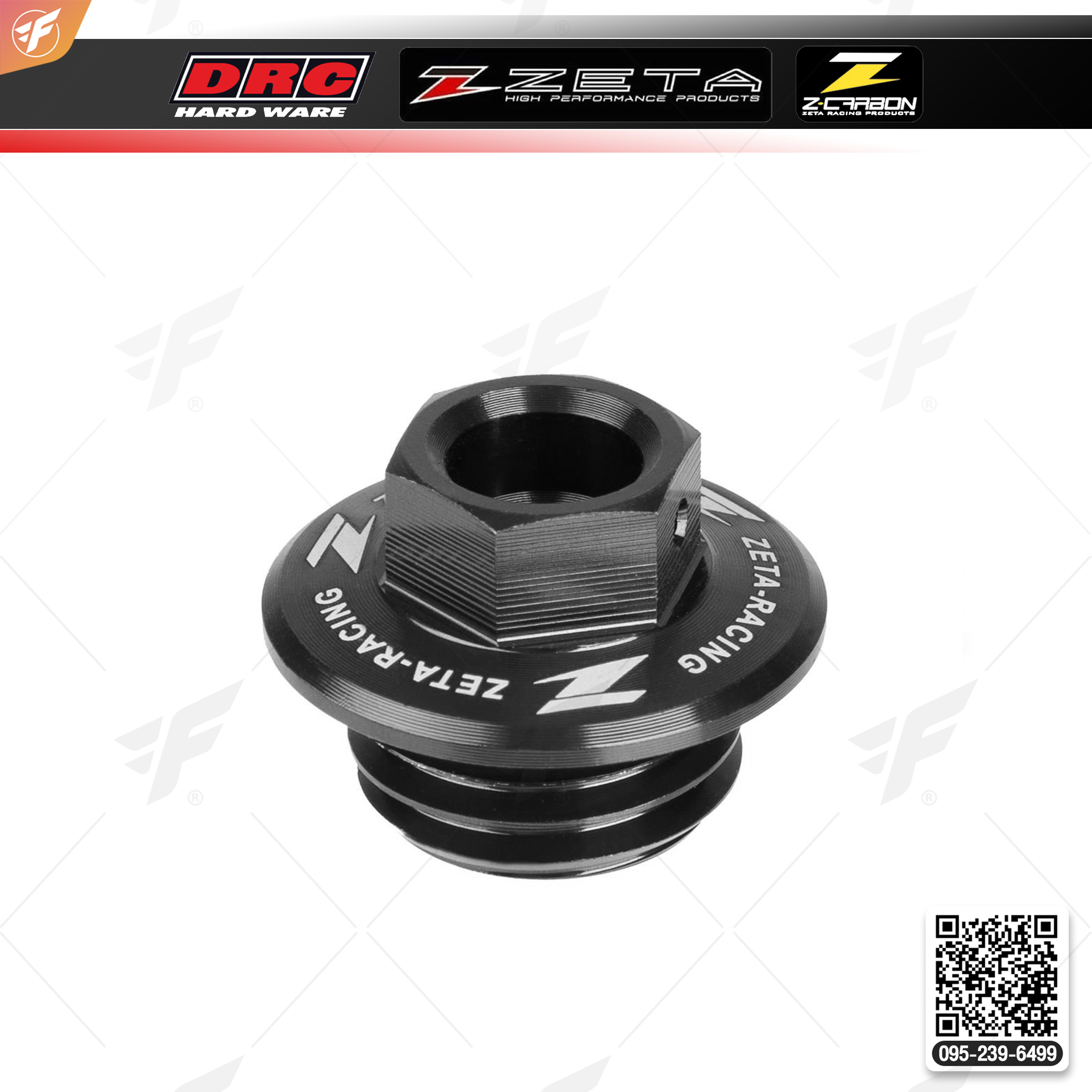 สินค้า ZETA OIL FILLER PLUG CR/CRF250L.YZ/YZF/WRF.RLX BLACK (ZE89-2111)