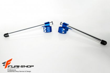 แฮนด์จับโช๊ค R15 สีน้ำเงิน เงิน