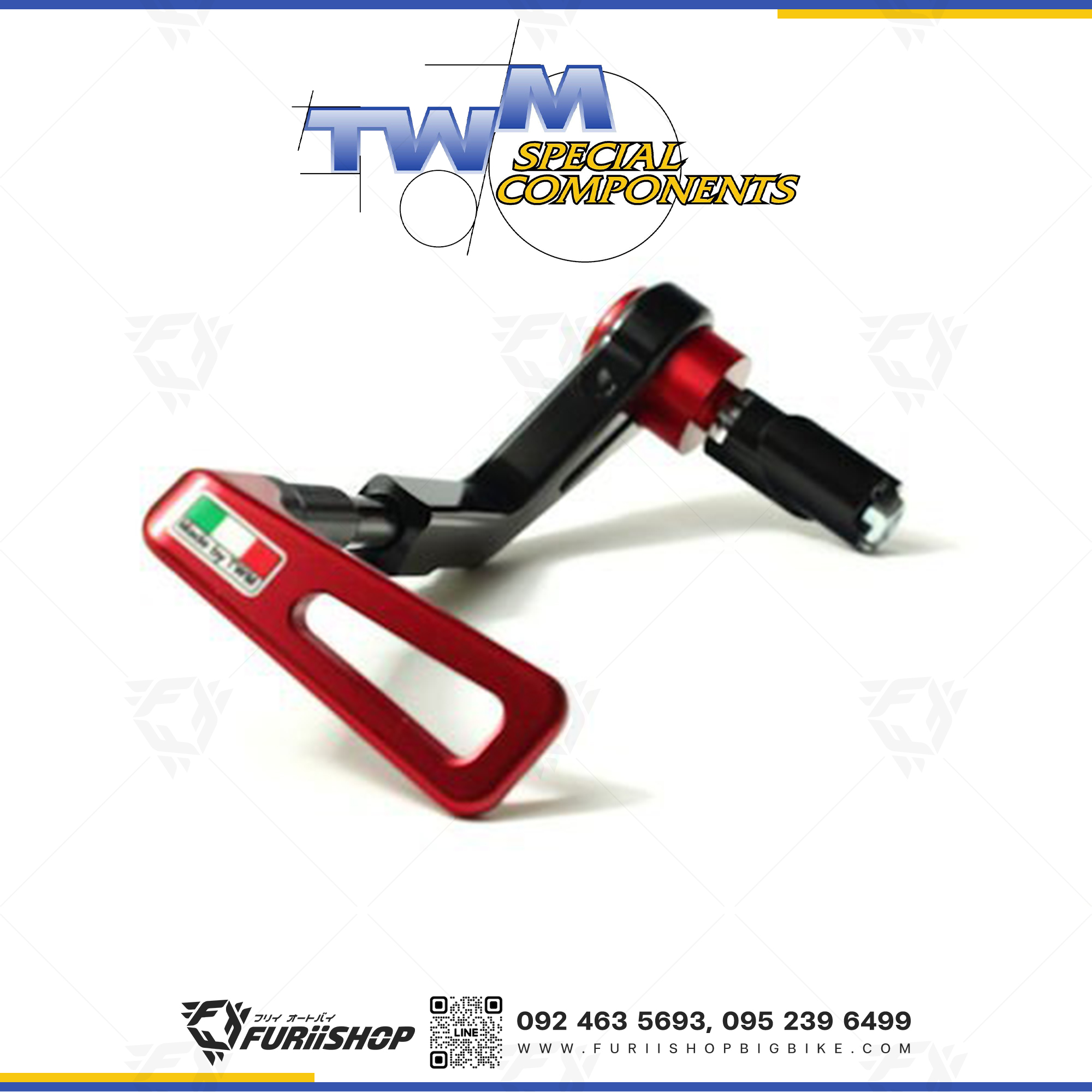 การ์ดแฮนด์ PROGUARD TWM Ducati Scrambler 400/800