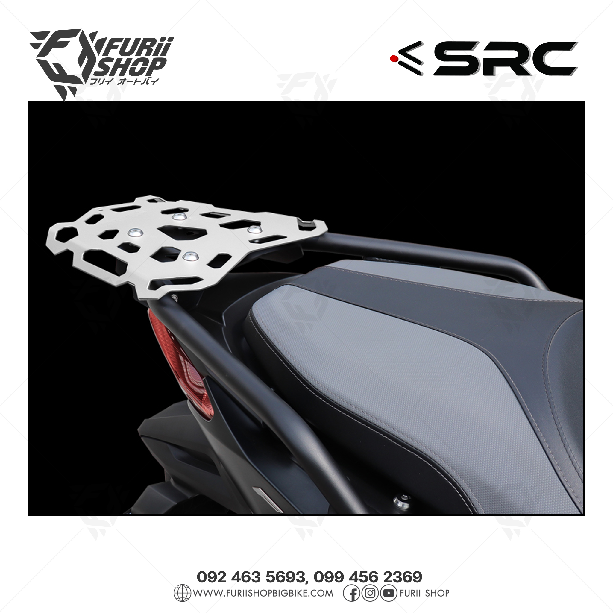 ขาตั้งเสริมขาตั้งข้าง SRC สำหรับ Honda Forza300 /All New Forza 350
