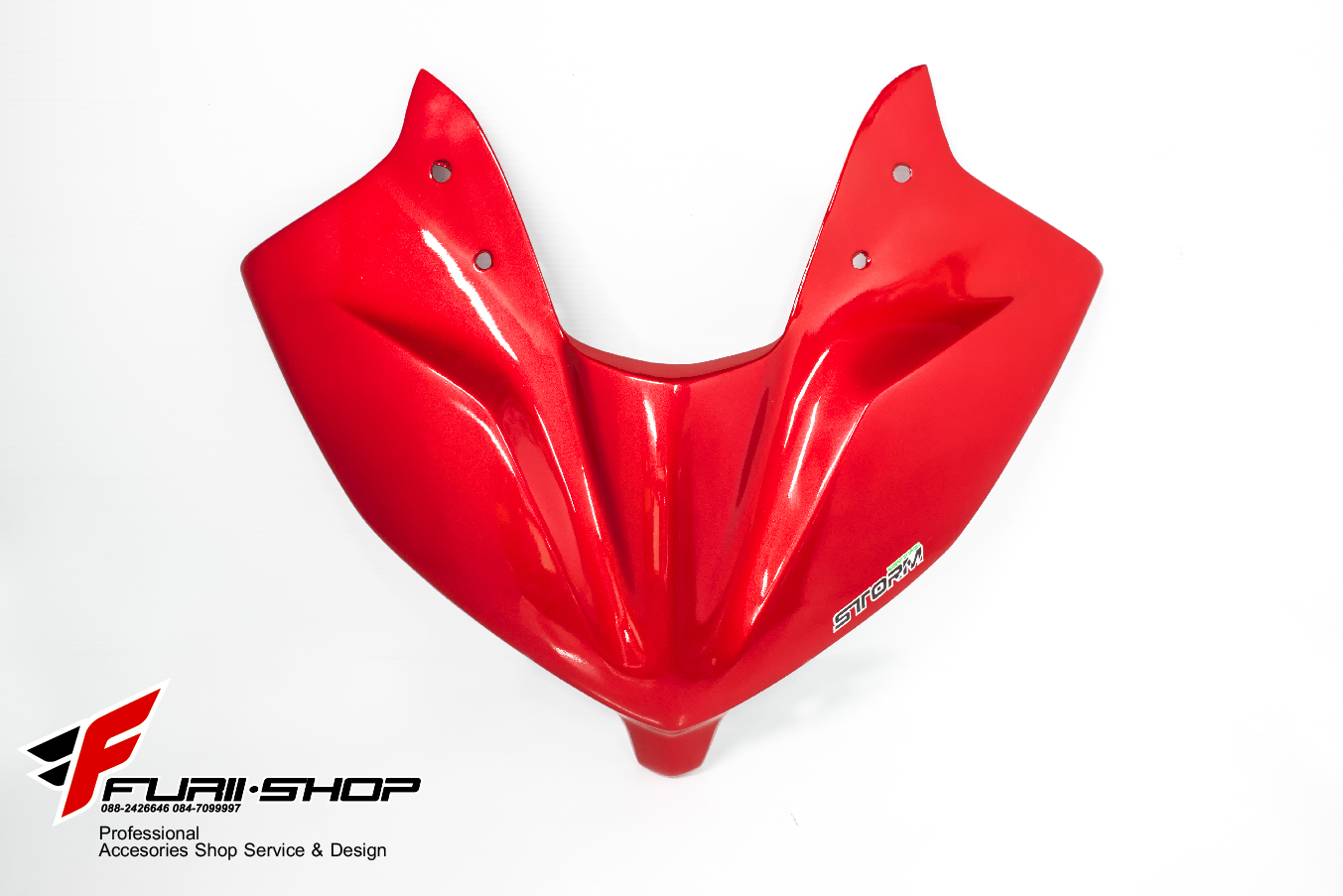ครอบหน้ากาก STORM Rider(สตรอมไรเดอร์) R15 สีแดง