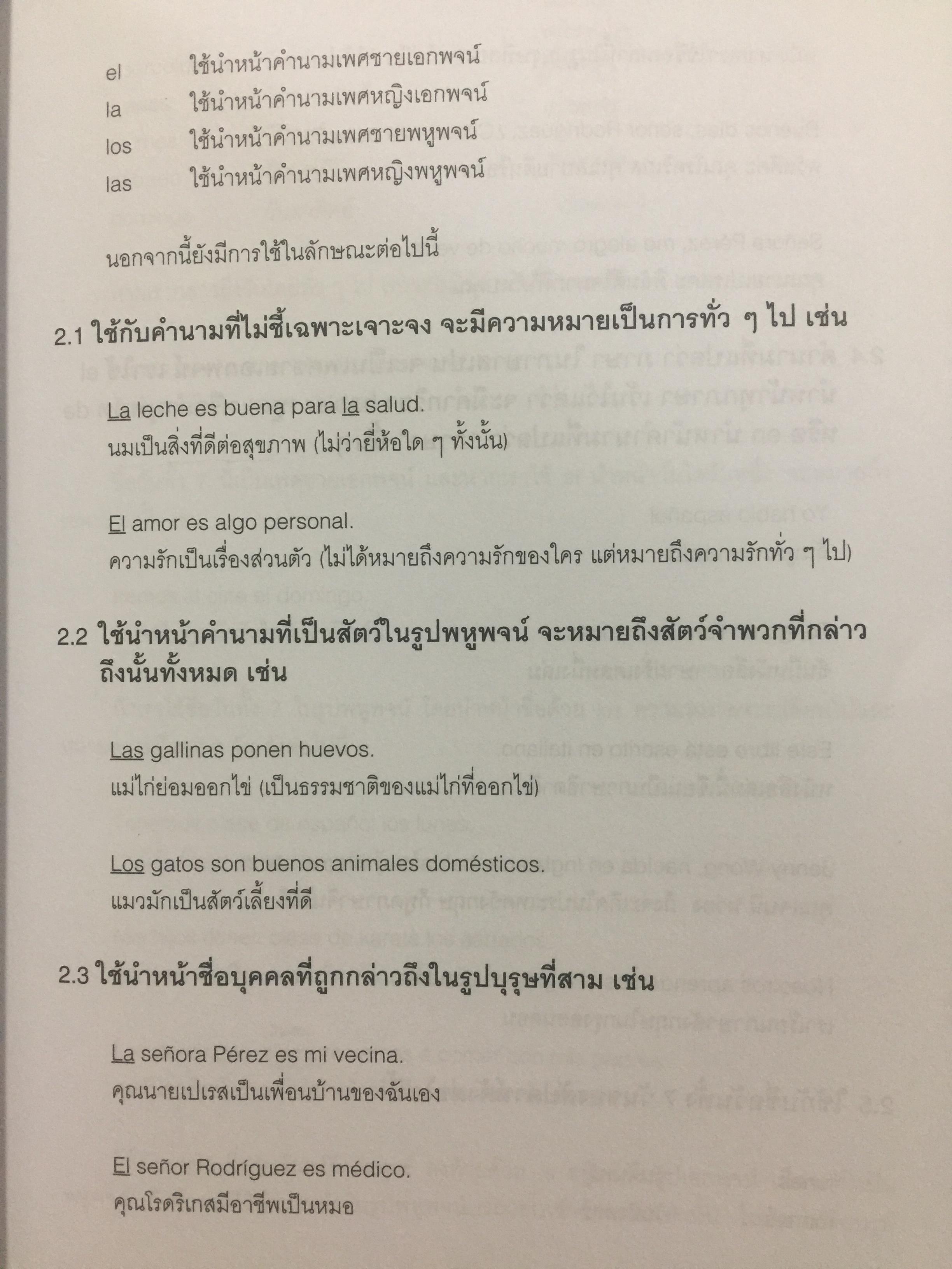คู่มือไวยากรณ์ ภาษาสเปน. ผู้เขียน ภรณี มูลสินทอง. สำนักพิมพ์แห่งจุฬาลงกรณ์มหาวิทยาลัย 2,500 กรัม