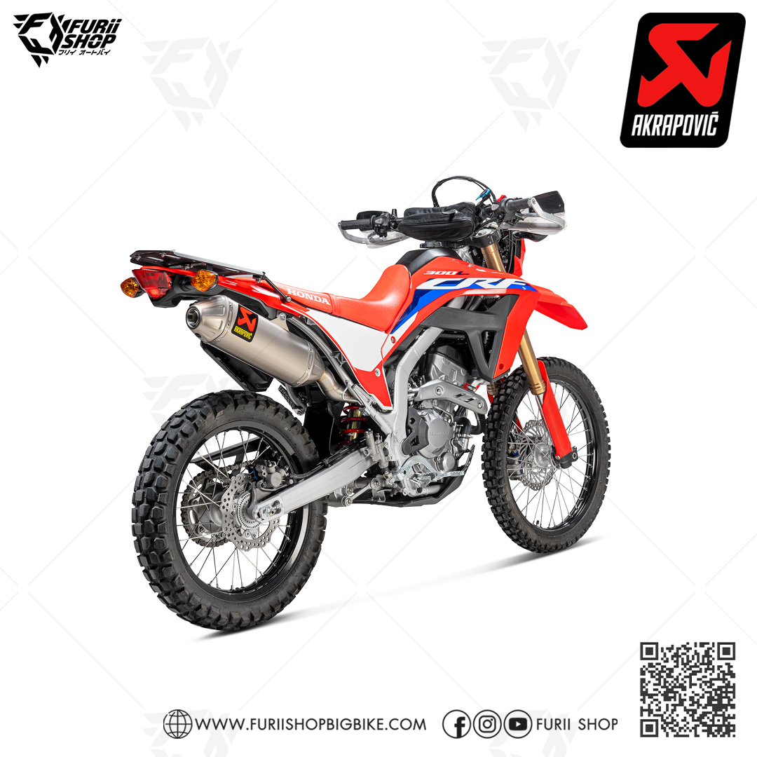 ท่อแต่ง Akrapovic Slip on : for Honda CRF300L /Rally 2021