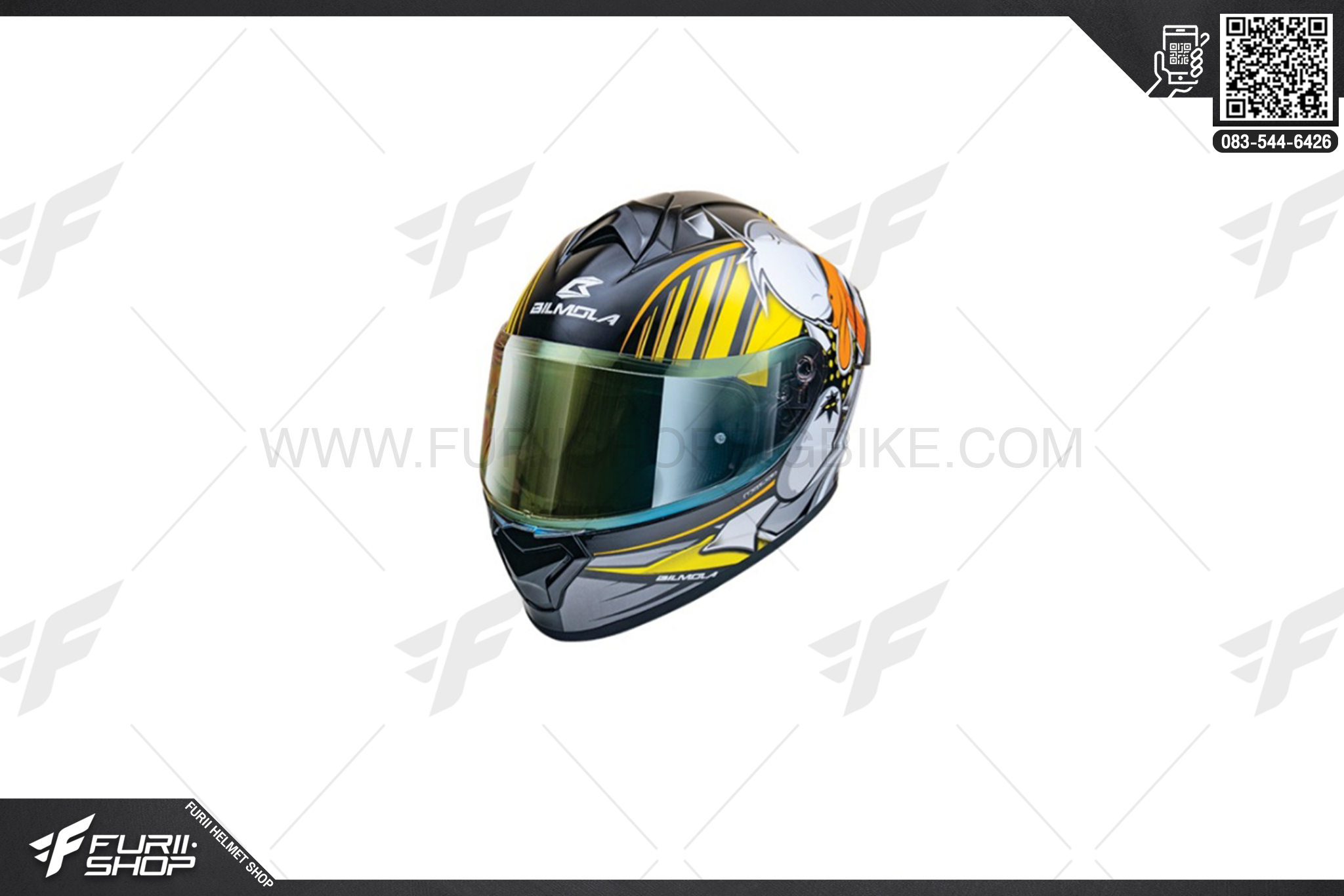 หมวกกันน็อค BILMOLA RAPID S DUCK OFF WHITE