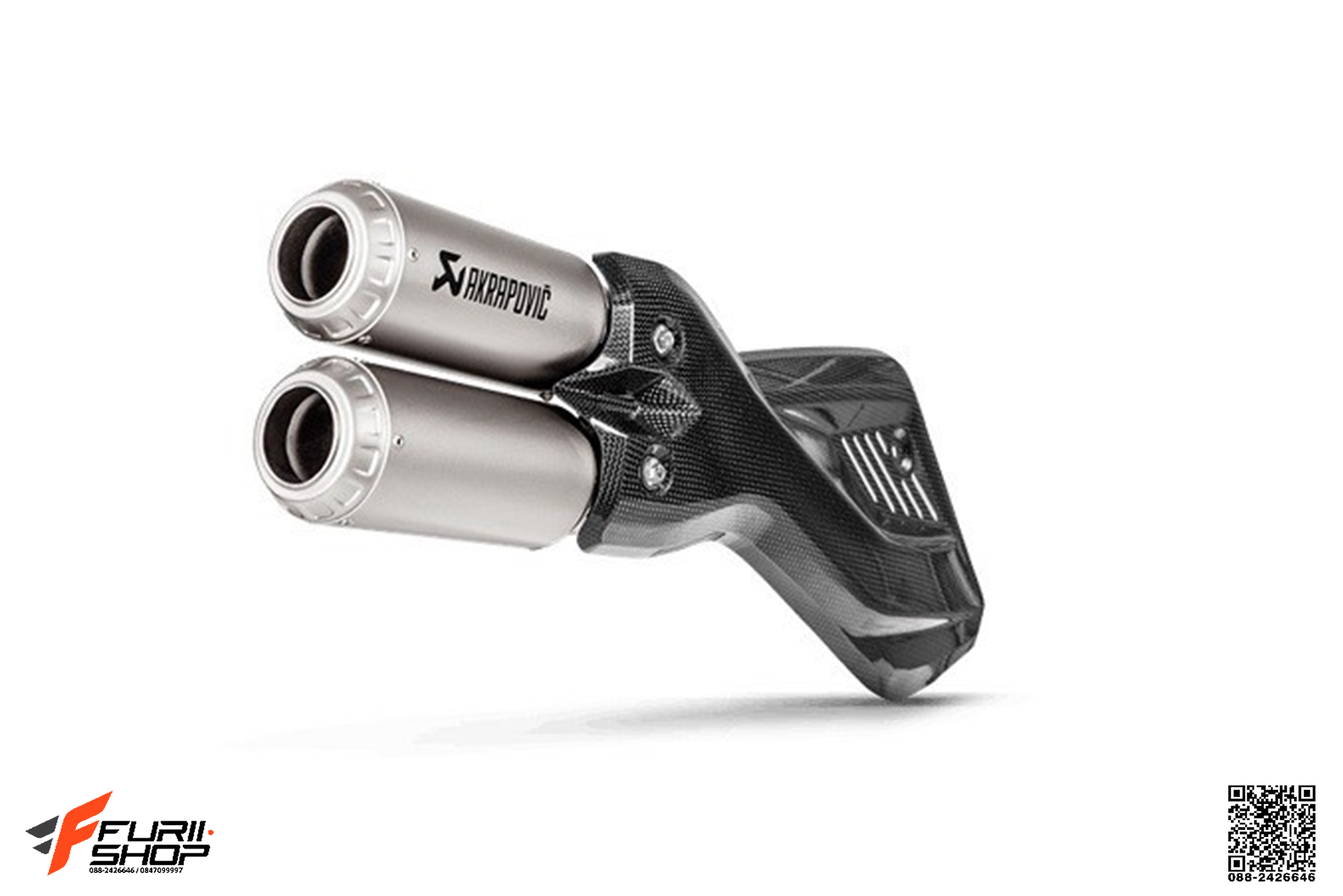ท่อมอเตอร์ไซค์ AKRAPOVIC FOR DUCATI MULTISTRADA 950 ท่อแต่ง ท่อสูตร ท่อบิ๊กไบค์ ท่อBigbike ท่อไอเสีย