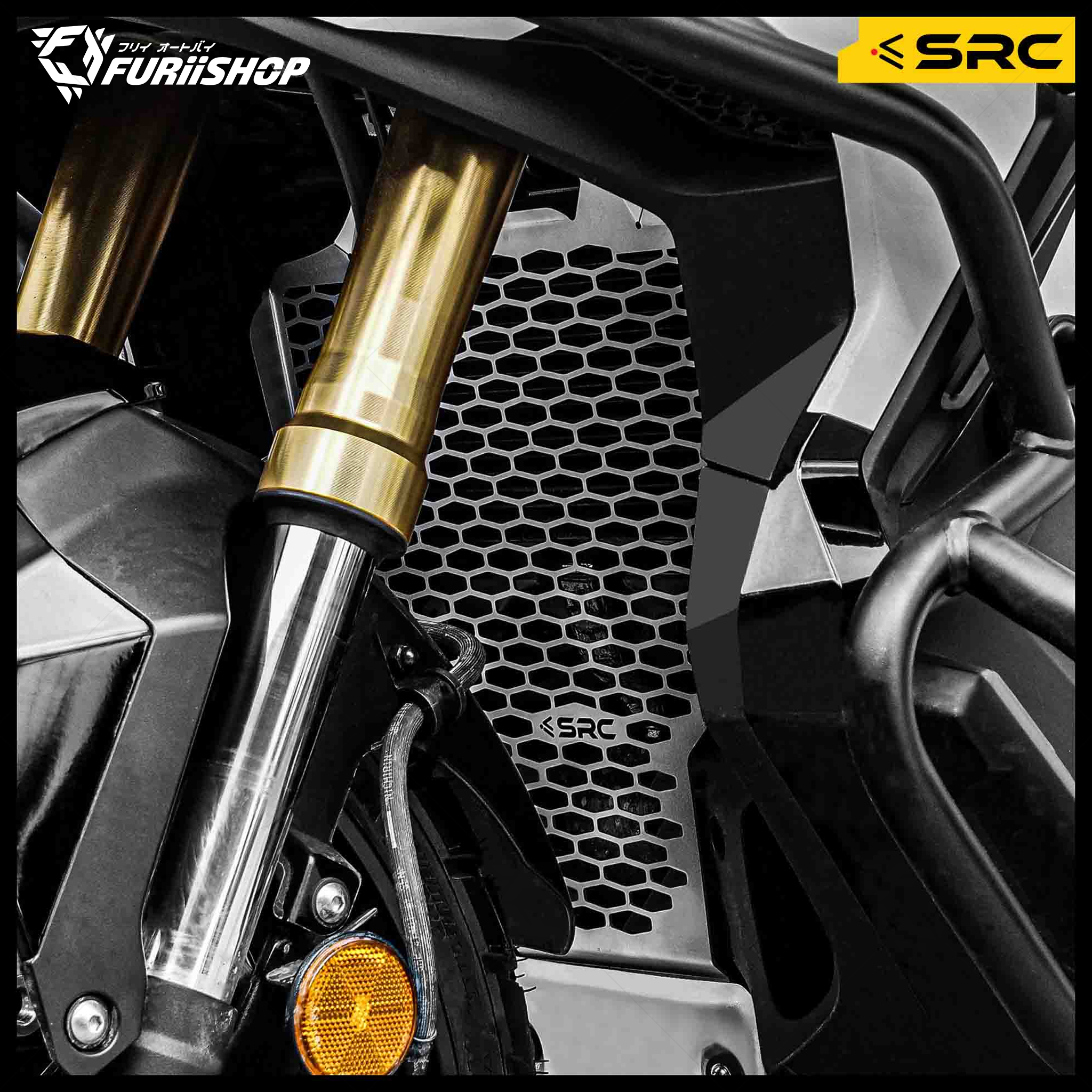 การ์ดหม้อน้ำ SRC RADIATOR GUARD FOR HONDA X-ADV 750 (2021)