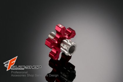 น็อตตั้งคลัช แสตนเลส STAINLESS CLUTCH CABLE ADJUSTER BIKERS FOR HONDA MSX แดง