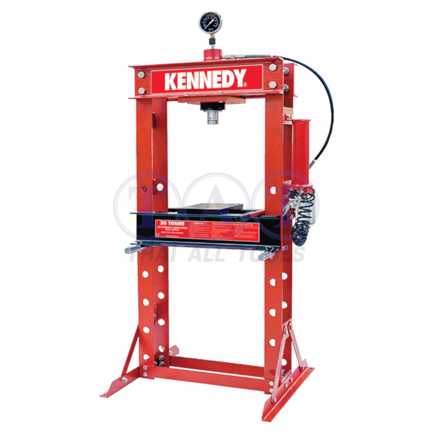 Kennedy.AIR/HYD FLOOR STANDING WORKSHOP PRESS 30- TONNE 2018 version