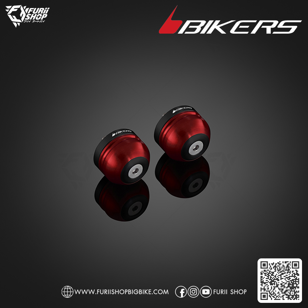 ปลายแฮนด์พร้อมตัวถ่วงน้ำหนัก สำหรับแฮนด์เดิมติดรถ (Y0504) Bikers Handle Bar Caps (used with Standard Handle Bar) : for Yamaha YZF-R3 2015-2018