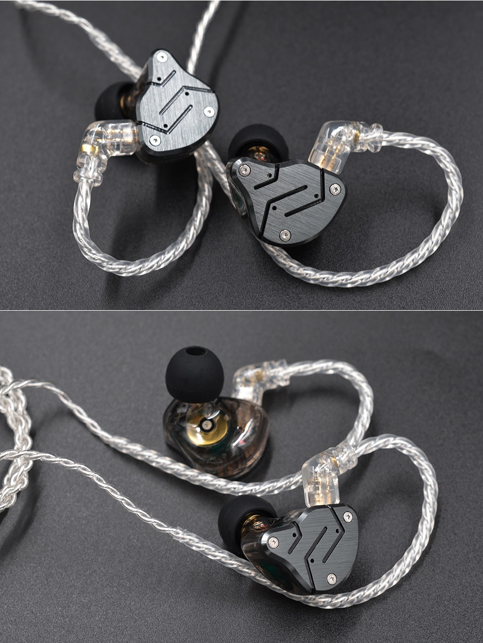ขาย สายชุบเงินถักสำหรับ KZ ZSN สายหูฟัง 100 แกน หุ้มฉนวน kevlar fiber