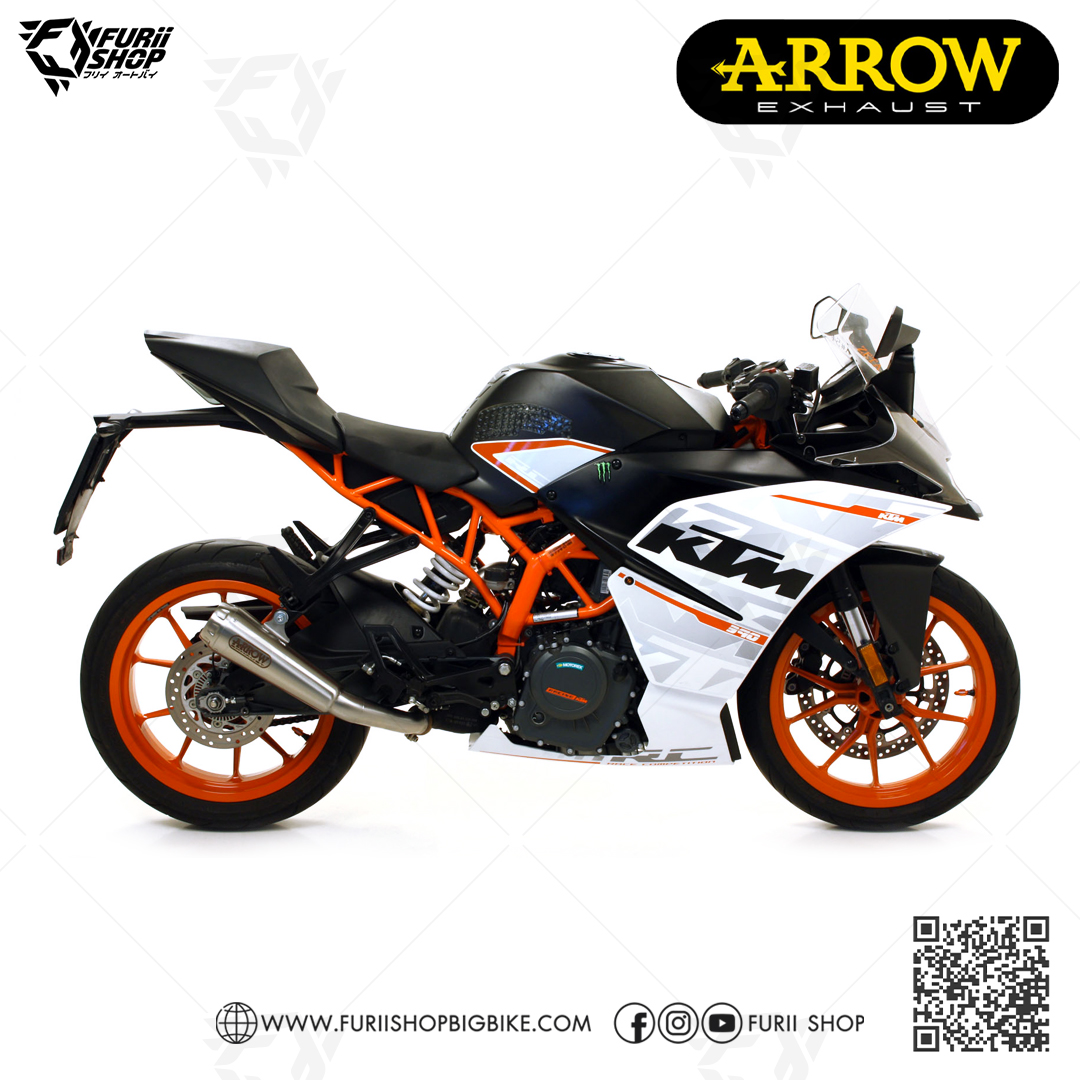ท่อมอเตอร์ไซค์ Arrow Slip on Moto GP : for KTM Duke 390/RC 390 17-19