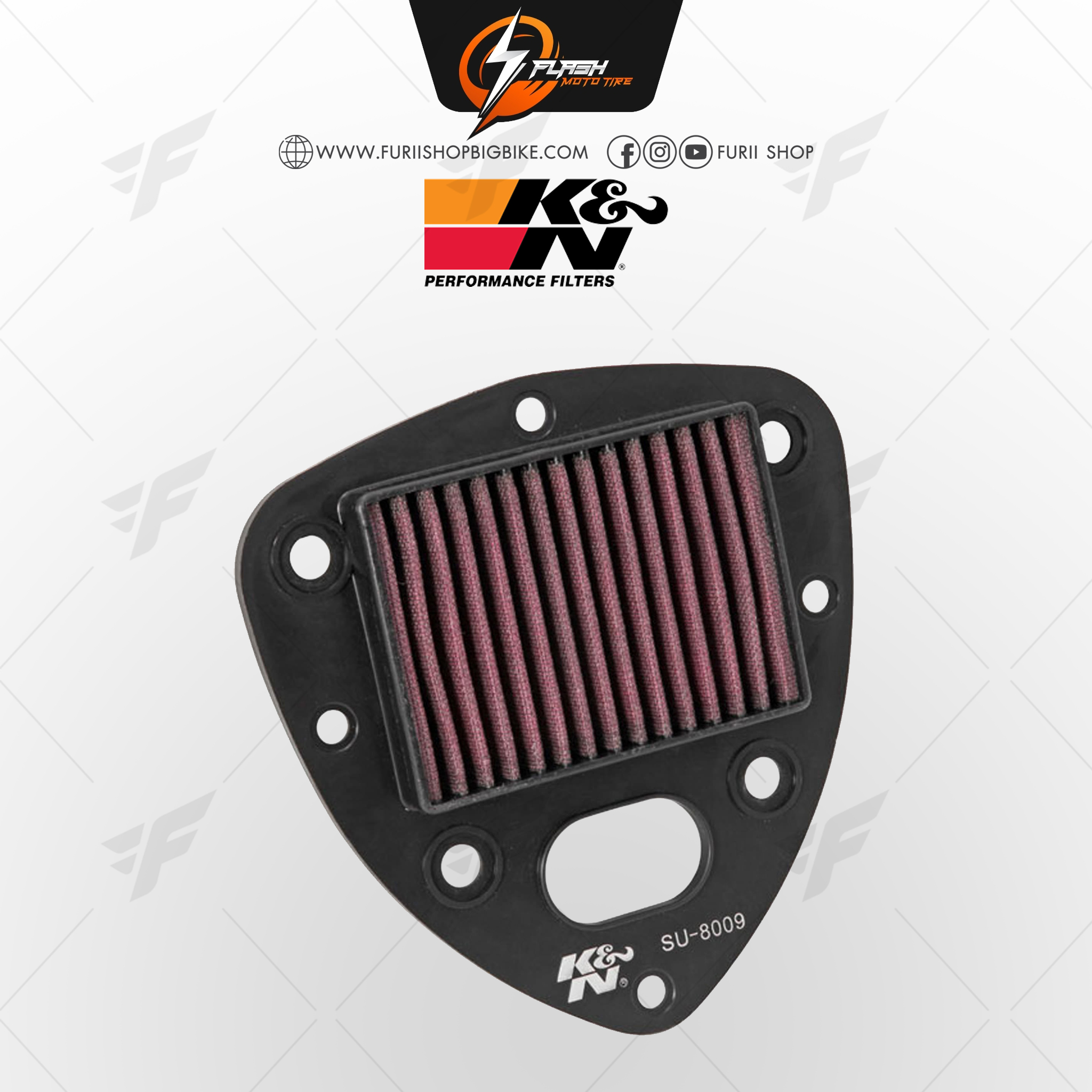 กรองอากาศ K&N สำหรับ SUZUKI