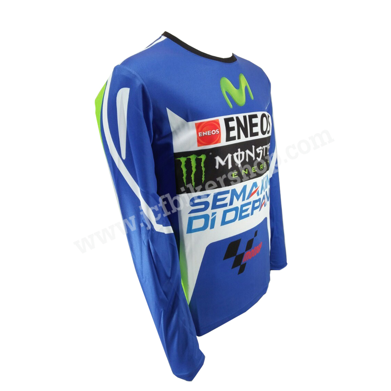 เสื้อยืดขี่มอเตอร์ไซค์ เสื้อยืดมอเตอร์ไซค์ เสื้อแขนยาว YAMAHA JT-530L เนื้อผ้าไมโคไฟเบอร์มีประสิทธิภาพในการซับเหงื่อสูงไม่เหนียวติดตัว