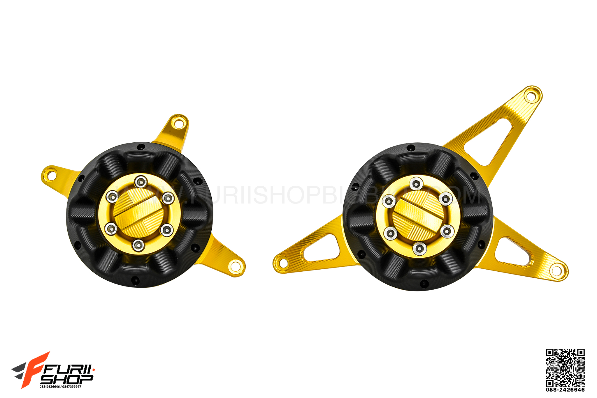 กันแคร้ง FAKIE สีทอง FOR HONDA CB650F CBR650F