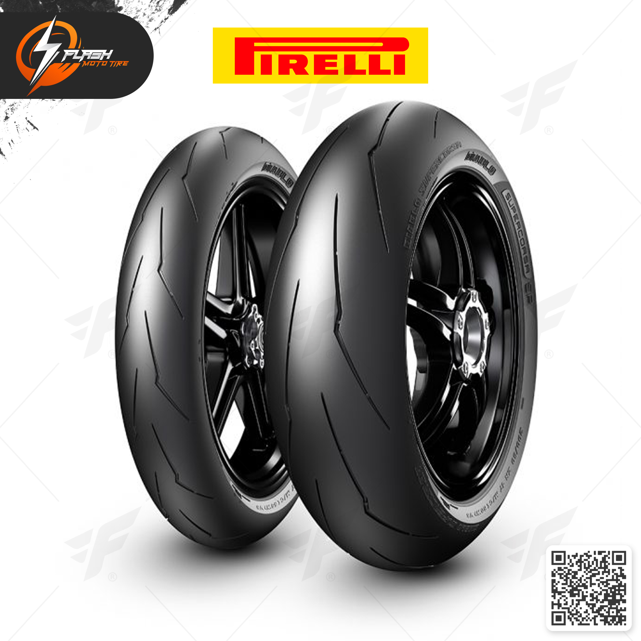 ยางมอเตอร์ไซค์ Pirelli Diablo Supercorsa SP V3 : F 120/70ZR17 + R 190/55ZR17
