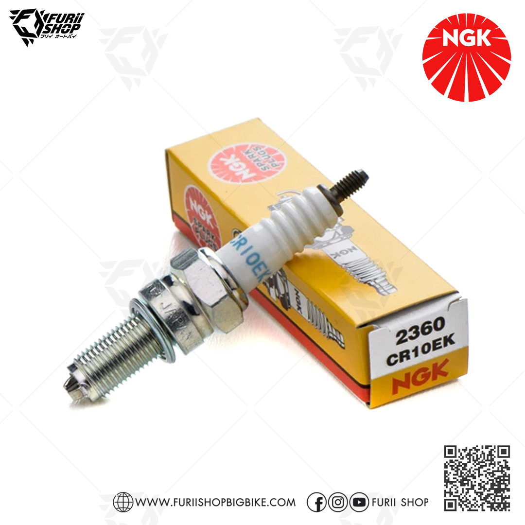 หัวเทียน NGK CR10EK ขั้ว NICKEL 2 เขี้ยว ใช้สำหรับ Yamaha YZF-R6