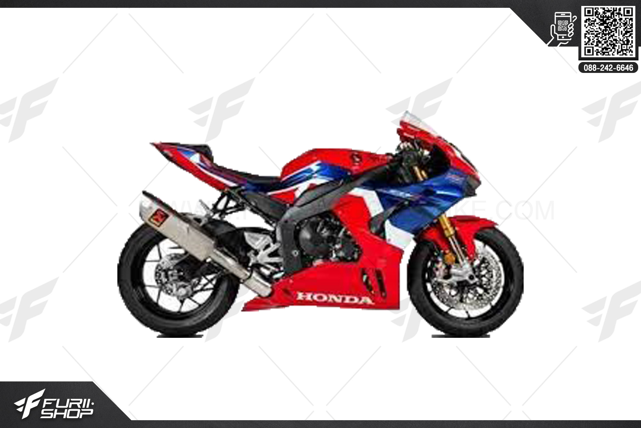 Akrapovic Slip on GP ปลายดาบ Honda CBR1000RR-R 2020