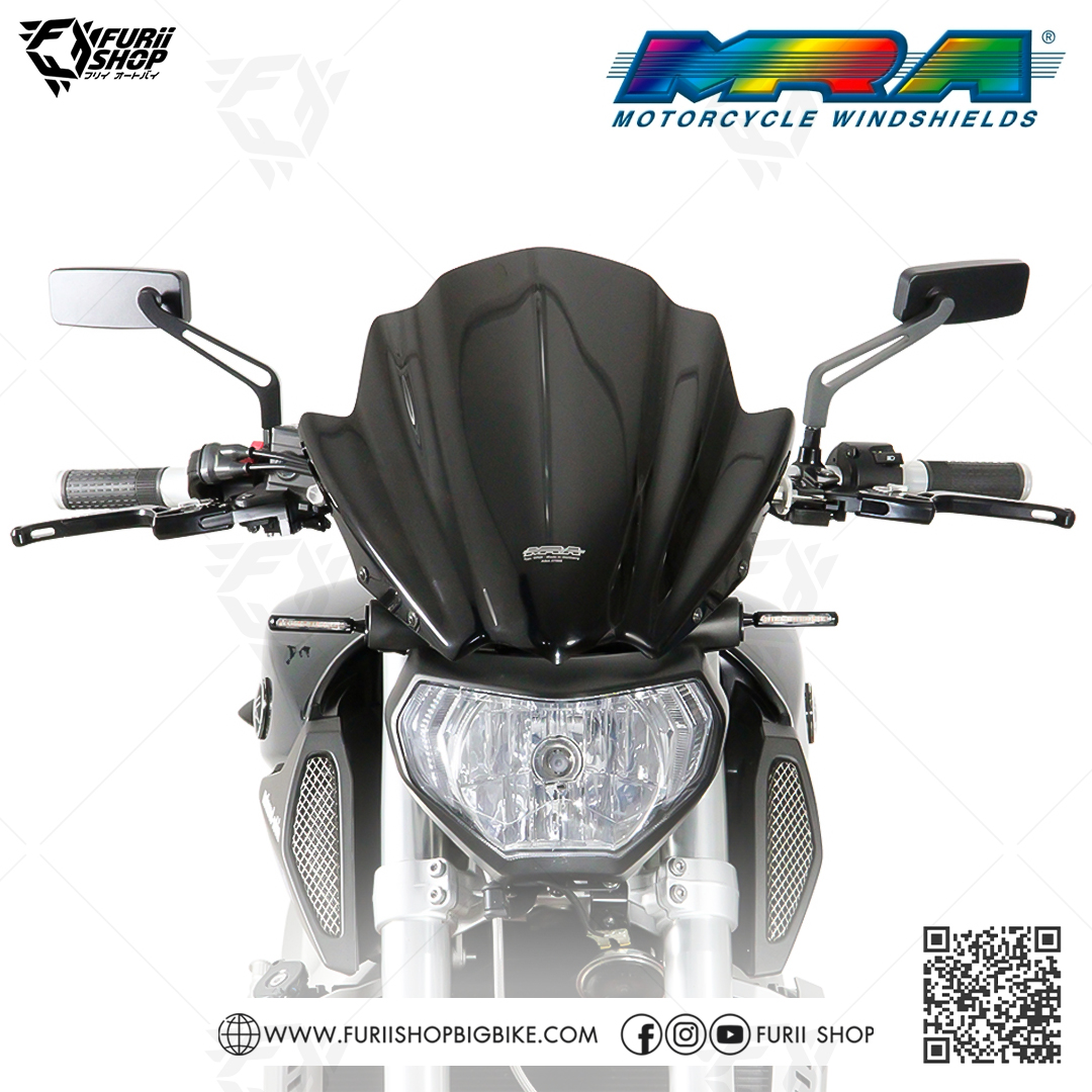ชิลด์หน้า MRA Windshield : for Yamaha FZ09/MT09 2014-2016