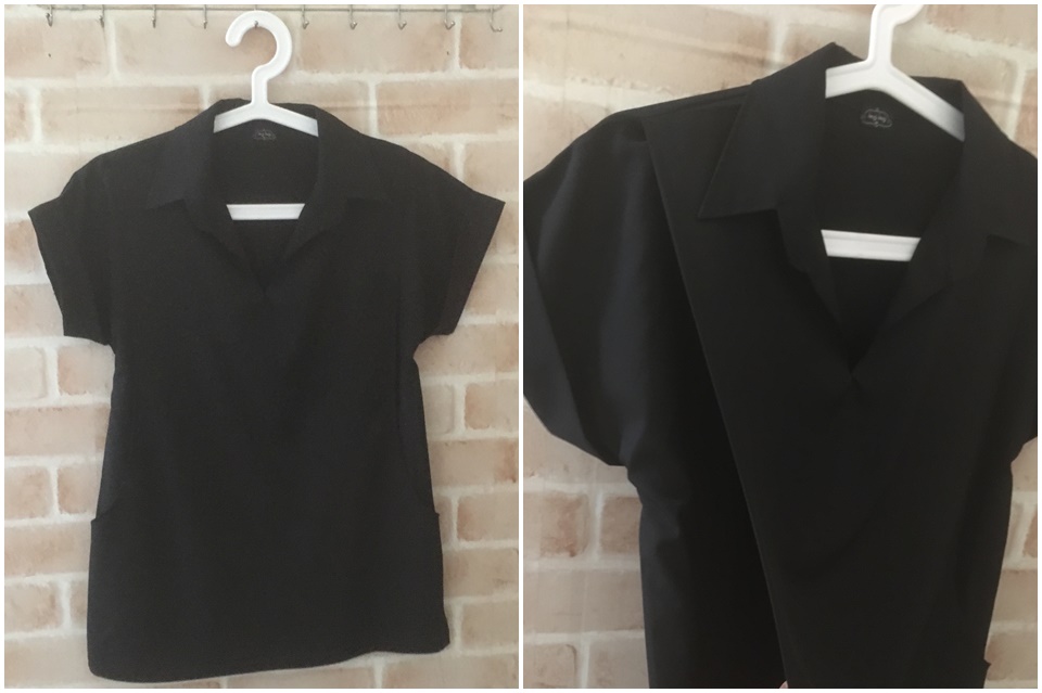FS05_[Size-M-สีดำ]_เสื้อให้นมแหวกข้างทรงค้างคาวคอปก