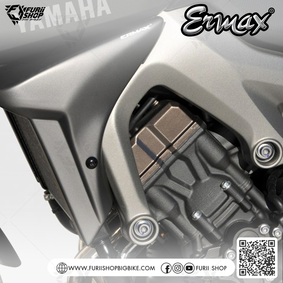 ครอบหม้อน้ำ Ermax Radiator cover : for Yamaha FZ09/MT09 2014-2019
