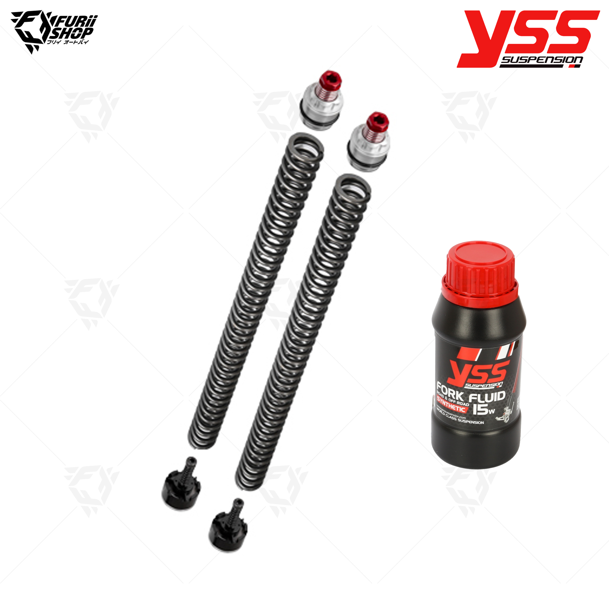 สปริงโช๊คหน้าแต่ง YSS Fork Upgrade Kit (Y-FCM26-KIT-01-001) : for Honda PCX 150i '14-'17