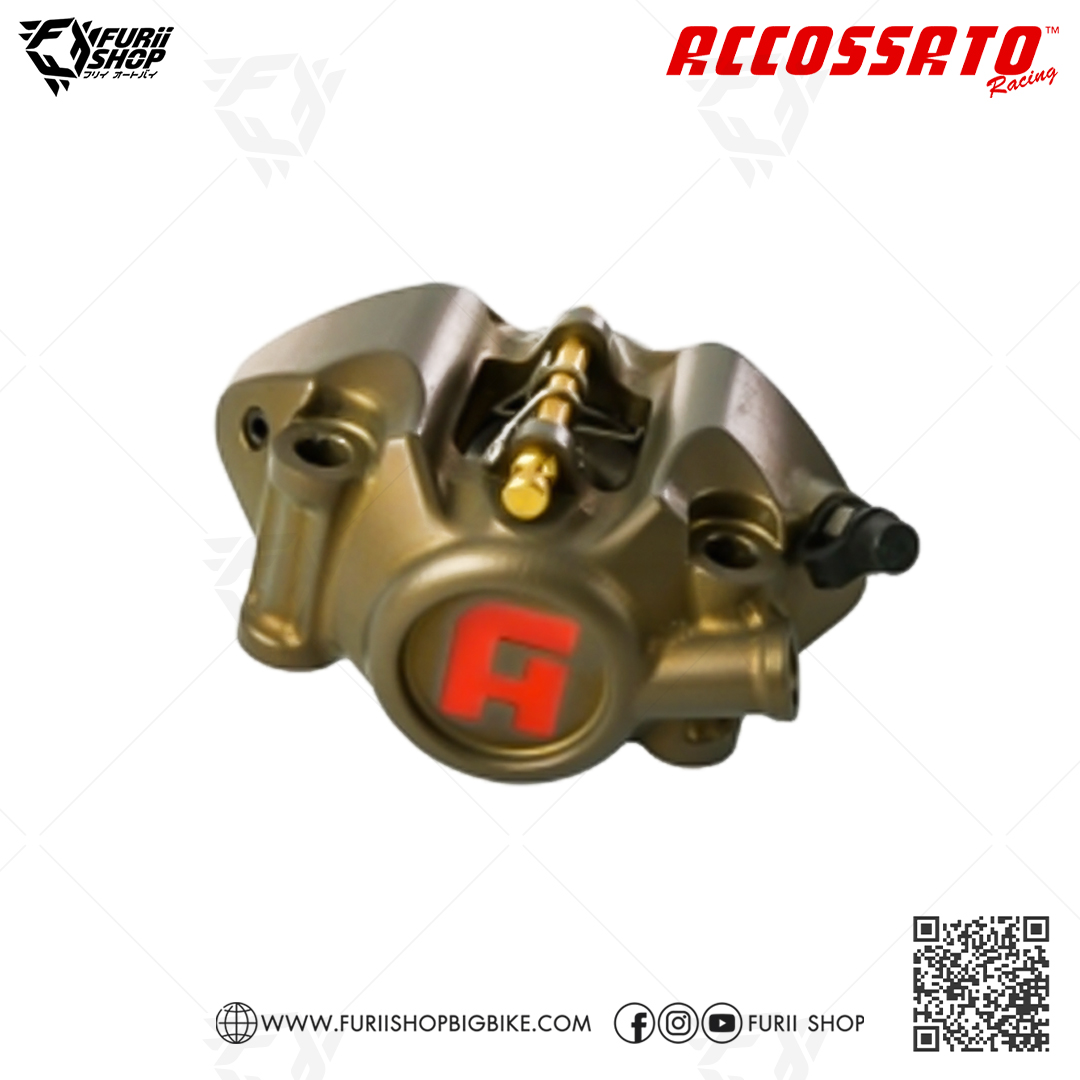 ปั้มล่าง Accossato Radial Brake 2P Caliper CNC (Moto3 Spec)