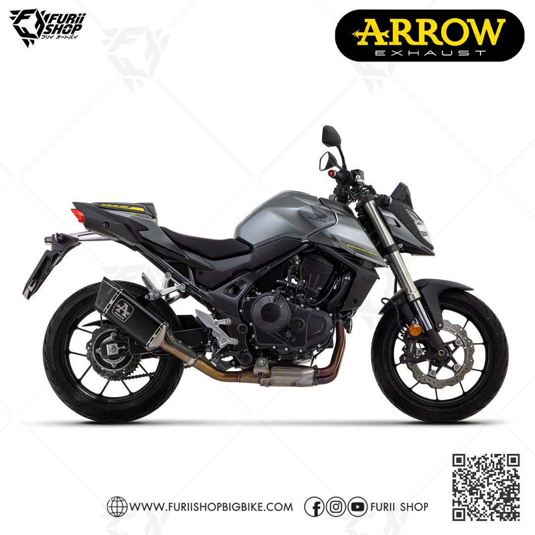 ท่อมอเตอร์ไซค์ Arrow Slip on Pista Black : for Honda CB750 Hornet 2023