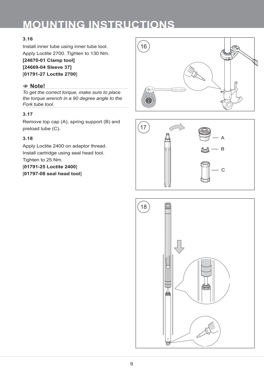 สปริงโช้คหน้า Ohlins 21944-01 For Yamaha R3 2019-2024