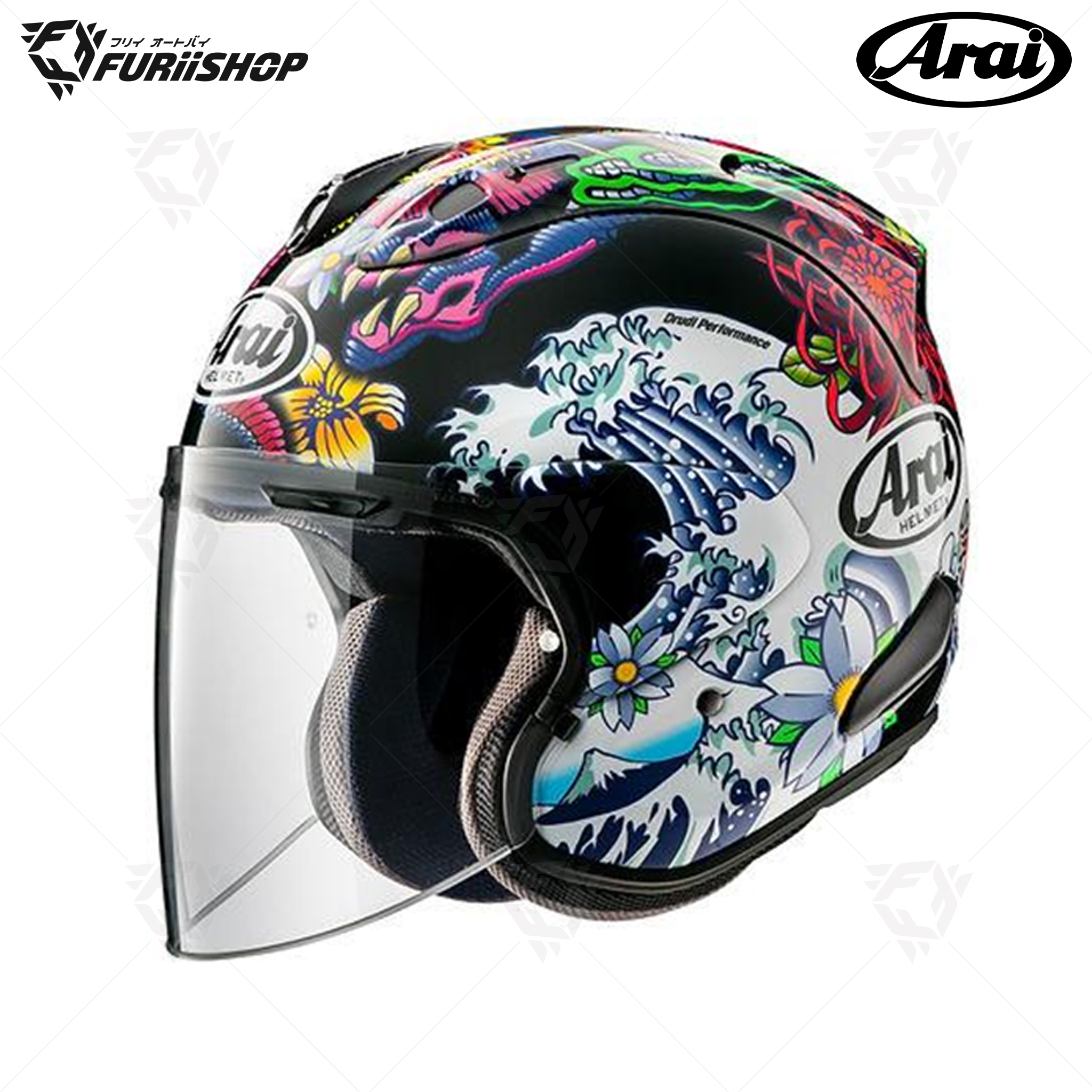 หมวกกันน็อคเต็มใบ Arai : SZ-R EVO Oriental Black