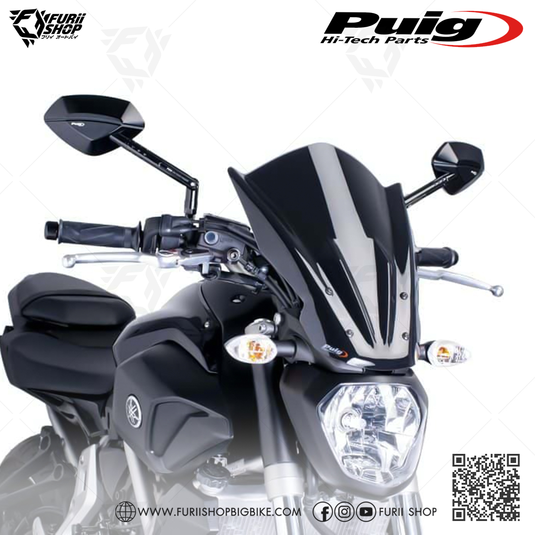 ชิลด์หน้า Puig Windshield Touring : for Fz07/Mt07 2015-2017