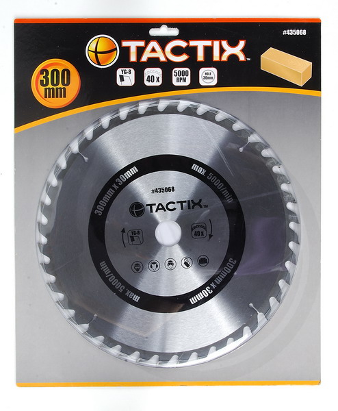ใบเลื่อยวงเดือน 12"*40T 435068 TACTIX
