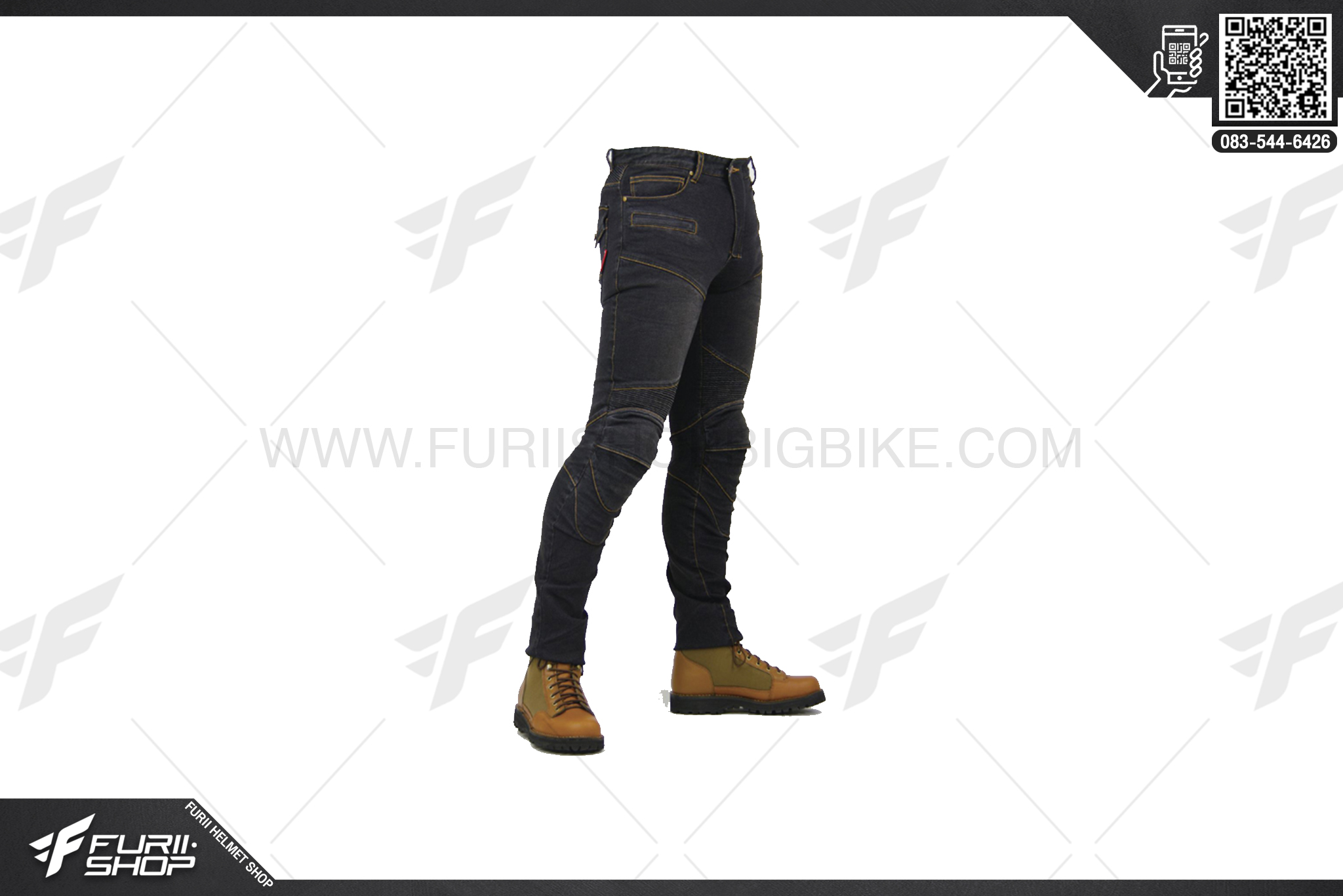 กางเกงการ์ด Komine PK-718 SuperFIT KEVLAR-D-Jeans