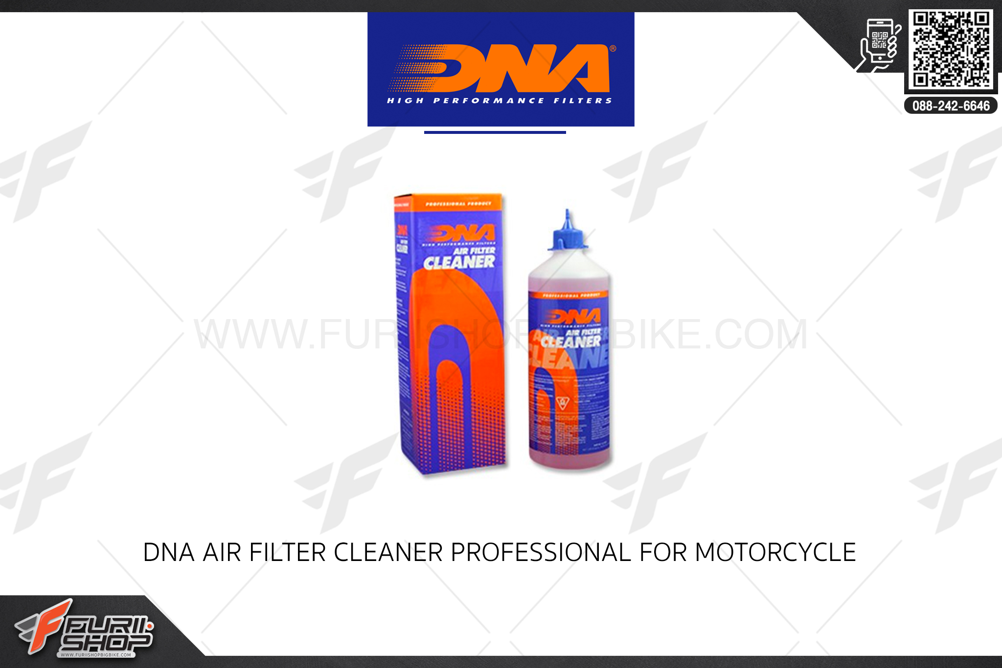 น้ำยาต่างๆ DNA HIGH PERFORMANCE FILTERS : CLEANER PROFESSIONAL FOR MOTORCYCLE