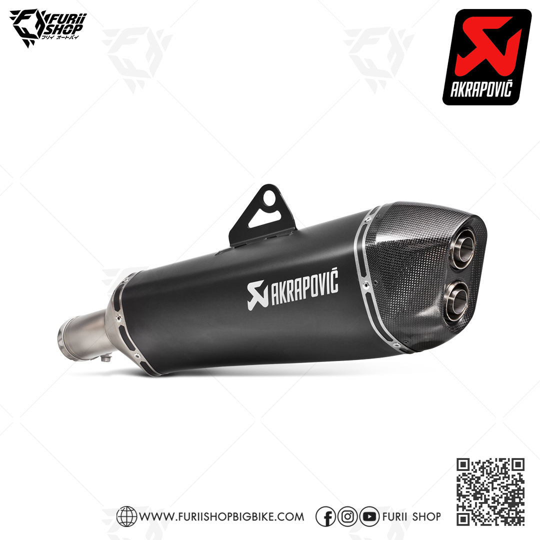 ท่อมอเตอร์ไซค์ AKRAPOVIC BLACK SLIP-ON FOR BMW F700GS/F800GS ท่อแต่ง ท่อสูตร ท่อบิ๊กไบค์ ท่อBigbike ท่อไอเสีย เอ็กพอร์ต